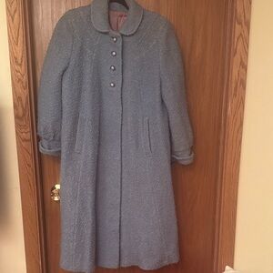 Women's Blue Long Coat